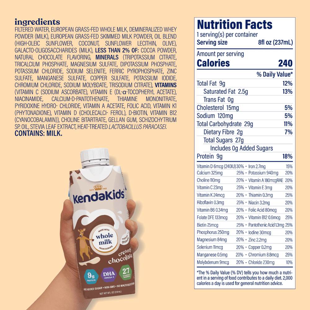 KendaKids Batido Nutricional Completo - Chocolate Cremoso